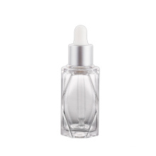 15ml 30ml 40ml empty clear plastic dropper bottle for essential oil custom PETG transparent dropper bottle for serum